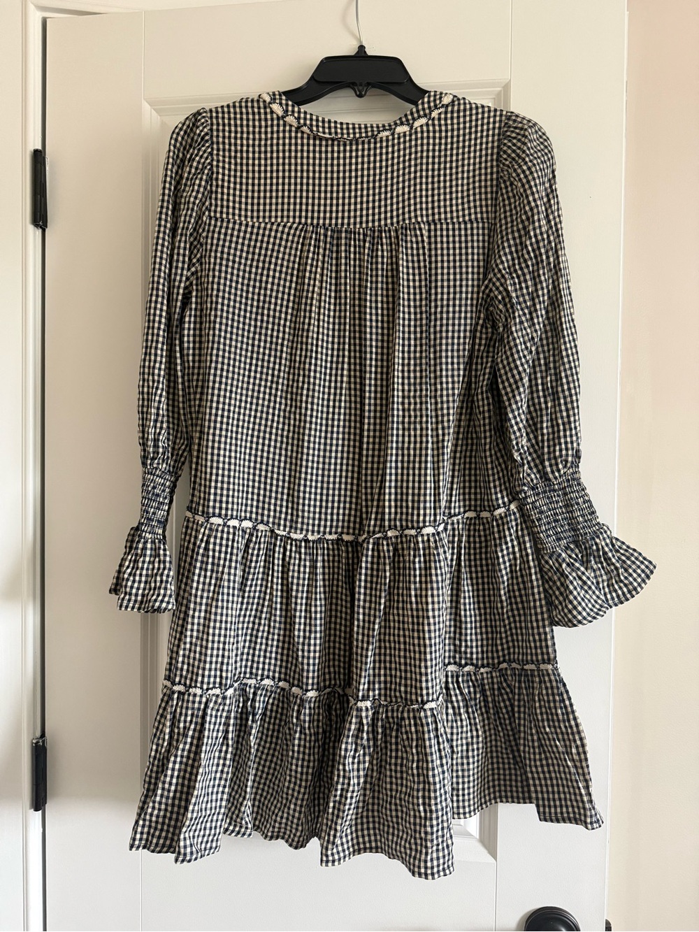 Navy Gingham Kenzo Dress from Tuckernuck - Picture 3 of 3
